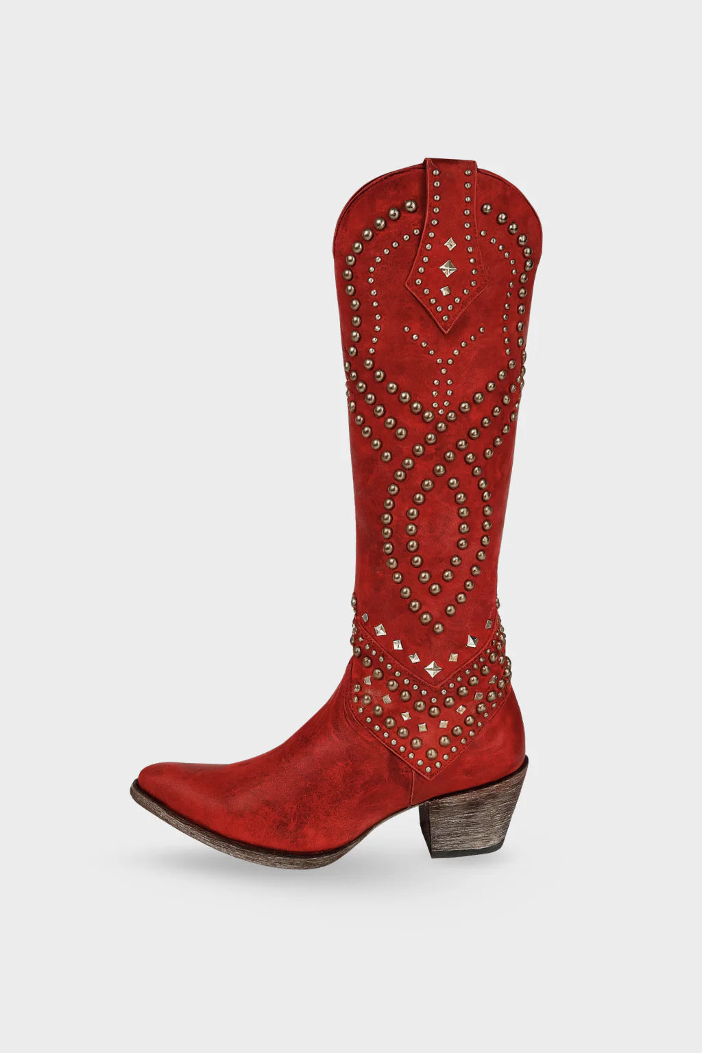 Women’s Rivet-Detail Knee-High Boots