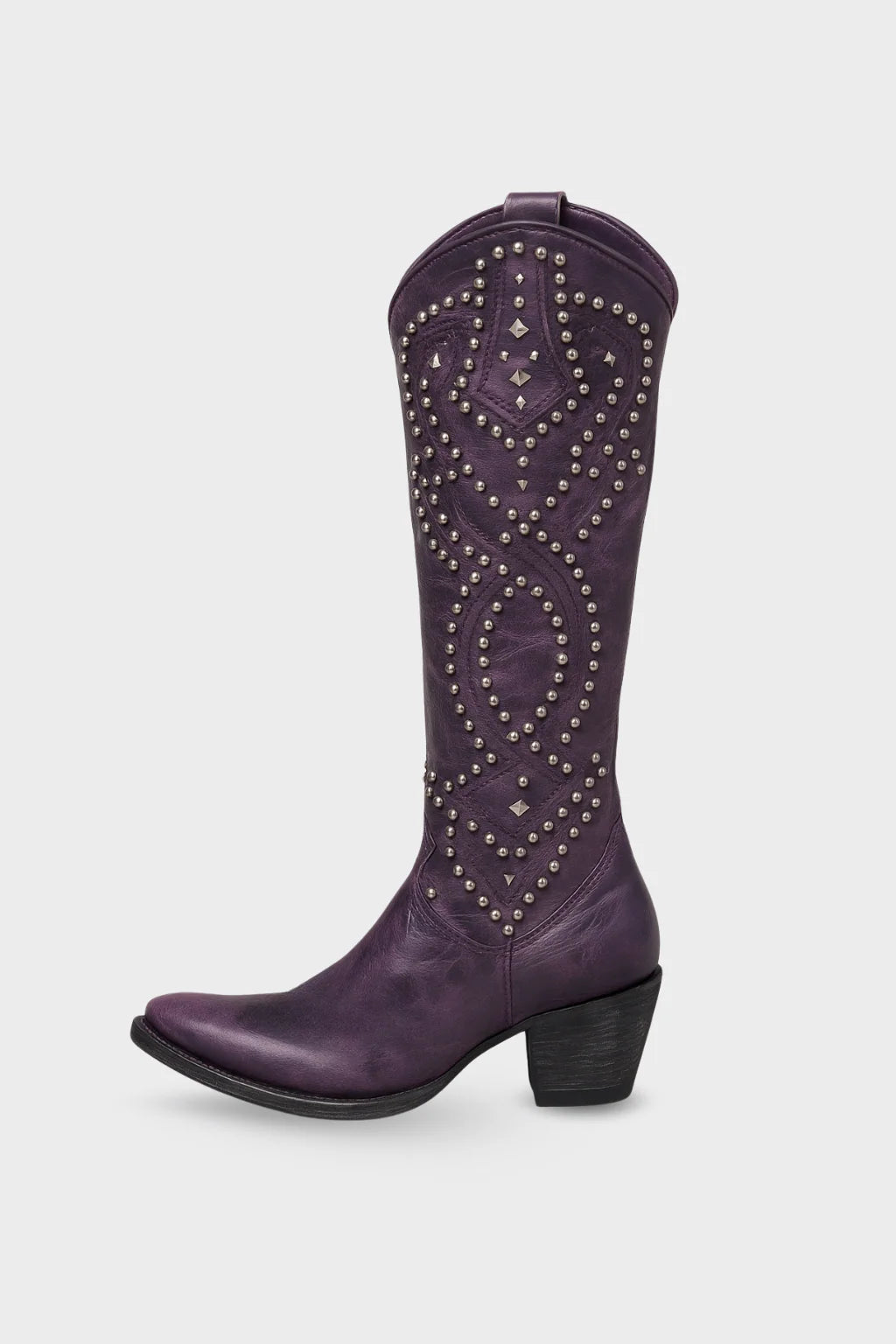 Women’s Rivet-Detail Knee-High Boots