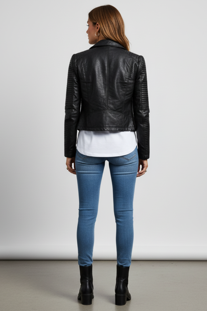 Women’s Sleek Leather Jacket