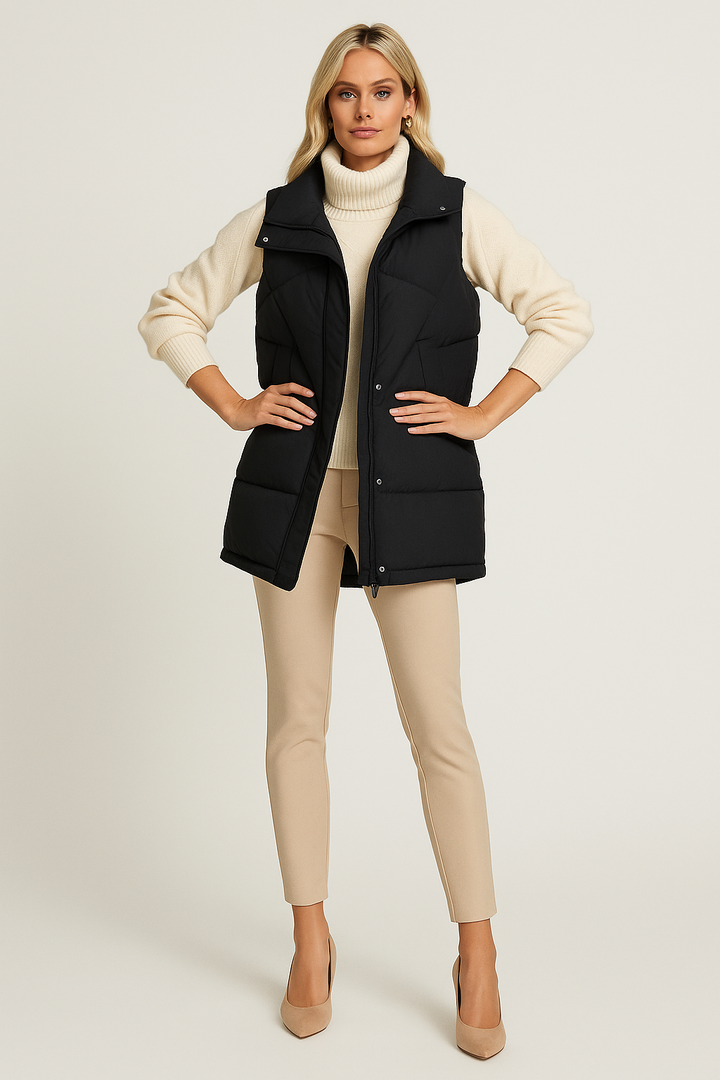 Women’s Sleeveless Lightweight Puffer Vest