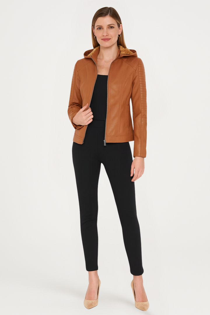 Women’s Slim Fit Leather Jacket