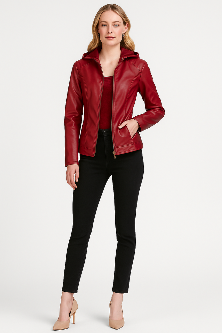 Women’s Slim Fit Leather Jacket