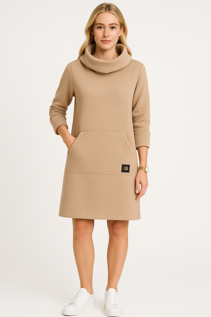 Women’s Soft Knit Turtleneck Hoodie