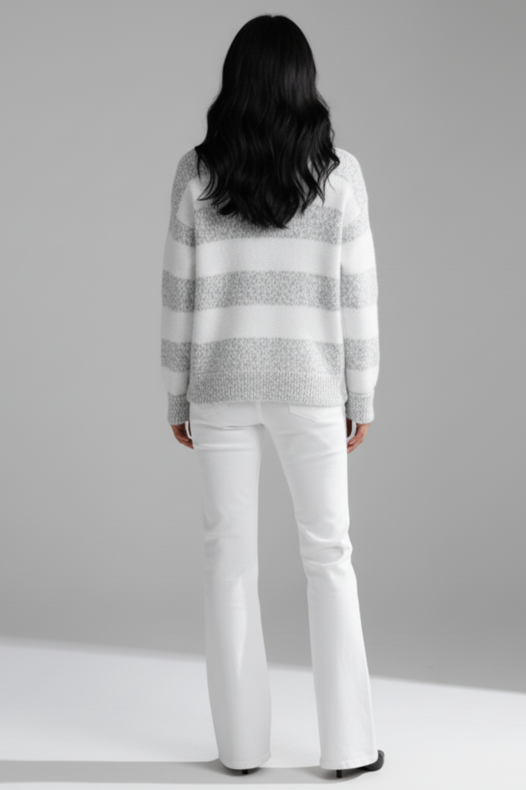 Women’s Soft Striped Turtleneck Sweater