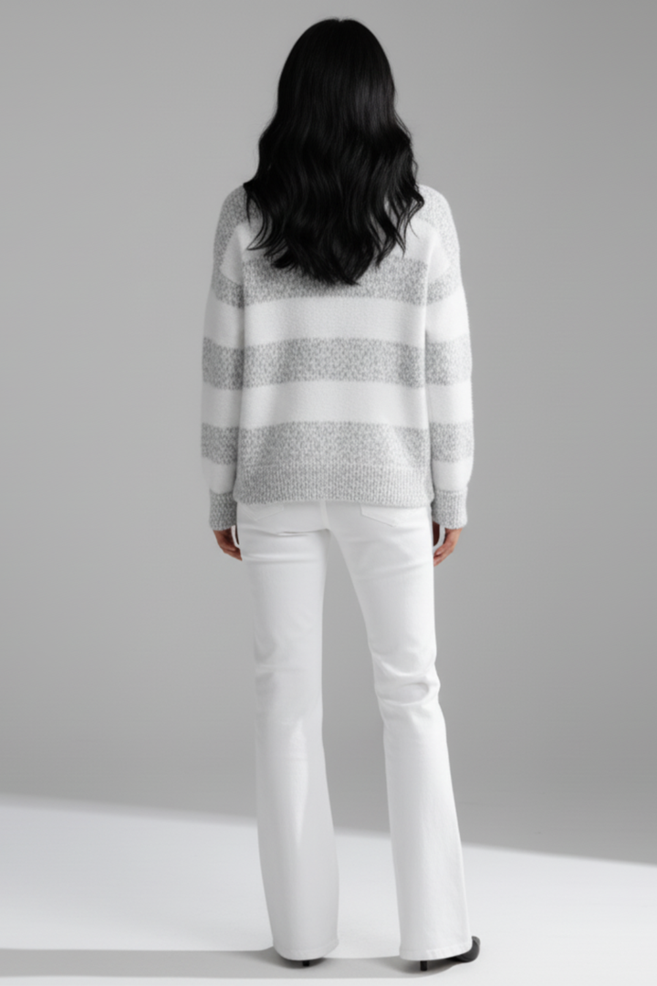 Women’s Soft Striped Turtleneck Sweater