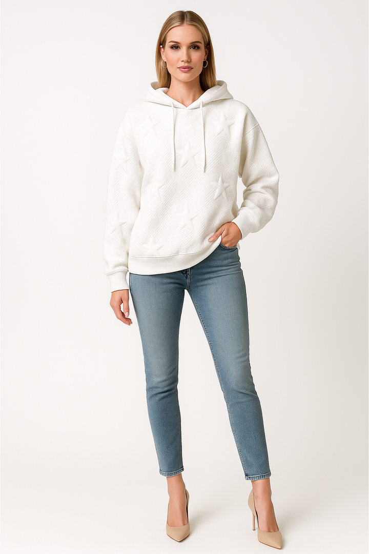 Women’s Star-Textured Hoodie