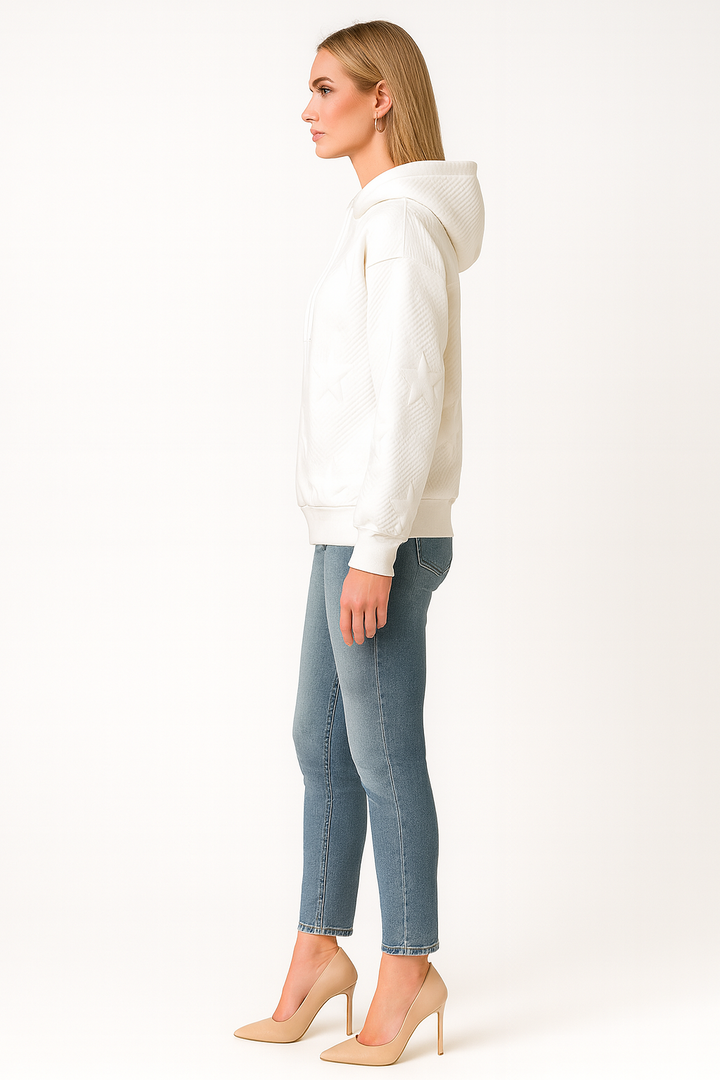 Women’s Star-Textured Hoodie