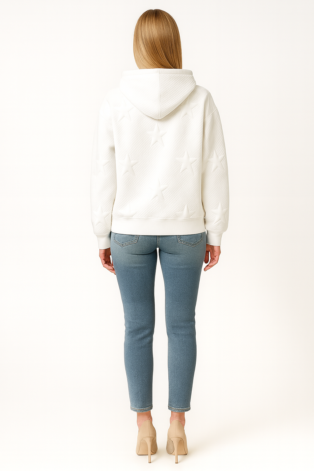 Women’s Star-Textured Hoodie