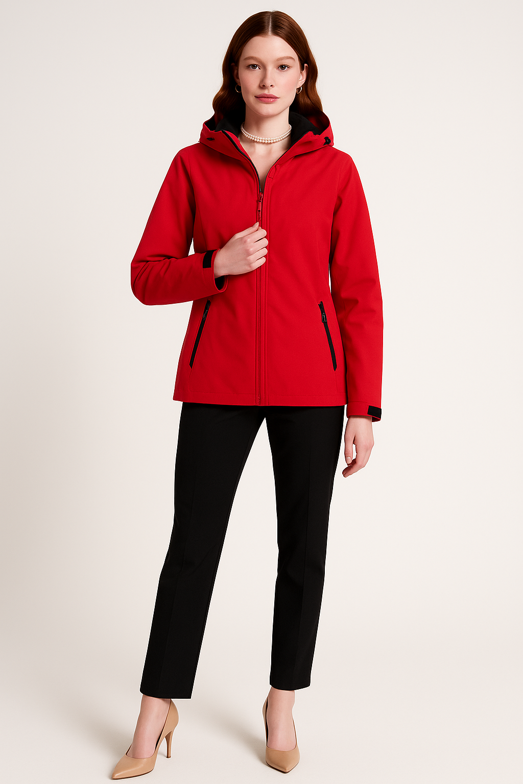 Women’s Stylish Hooded Rain Jacket