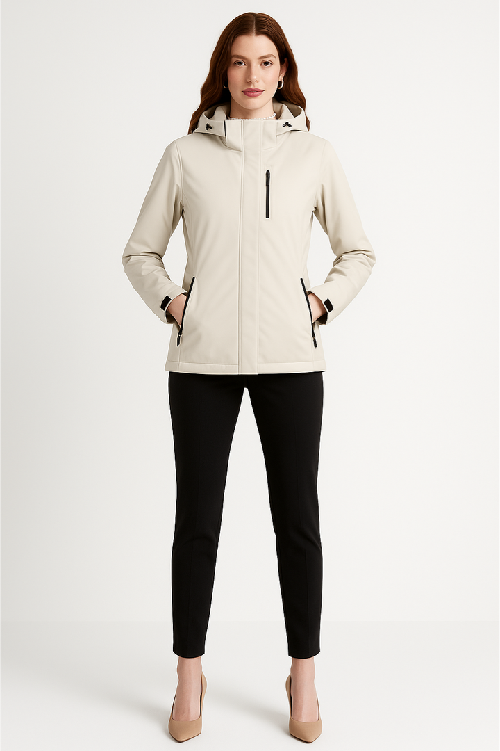 Women’s Stylish Hooded Rain Jacket