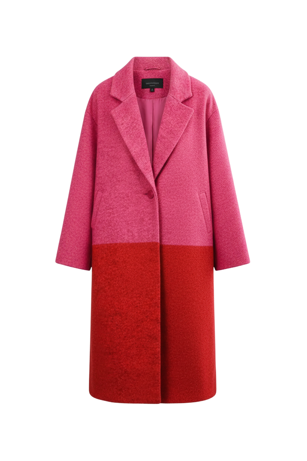 Women’s Stylish Long Plaid Trench Coat