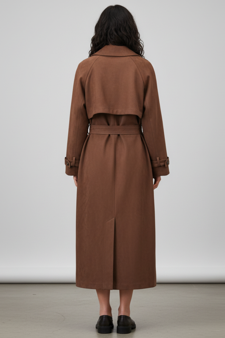 Women’s Suede Trench Coat
