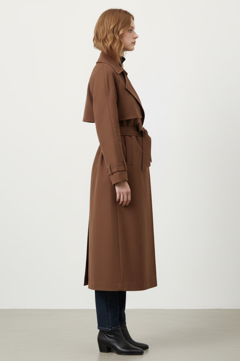 Women’s Suede Trench Coat
