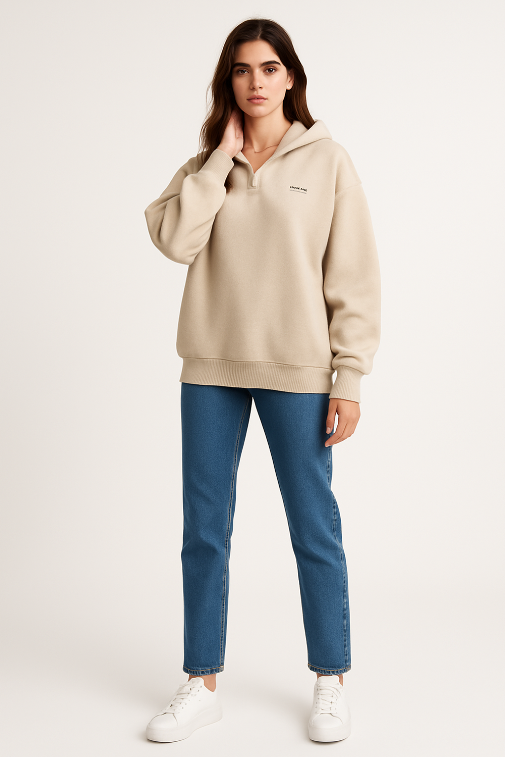 Women’s V-Neck Pullover Hoodie