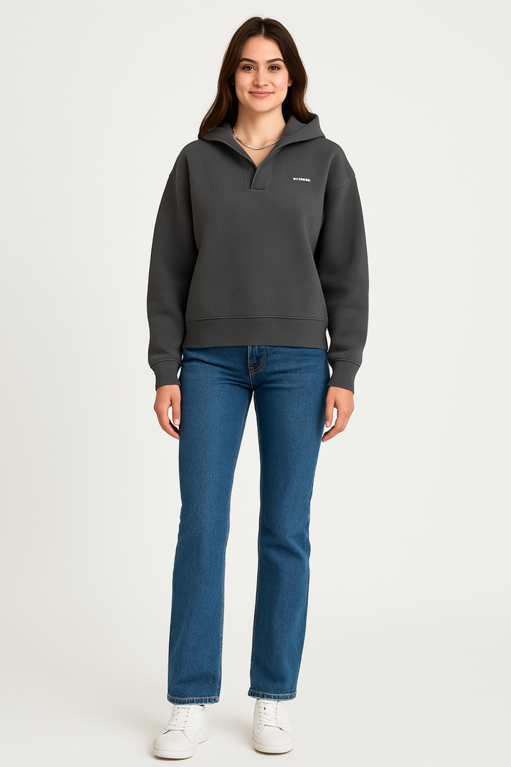 Women’s V-Neck Pullover Hoodie