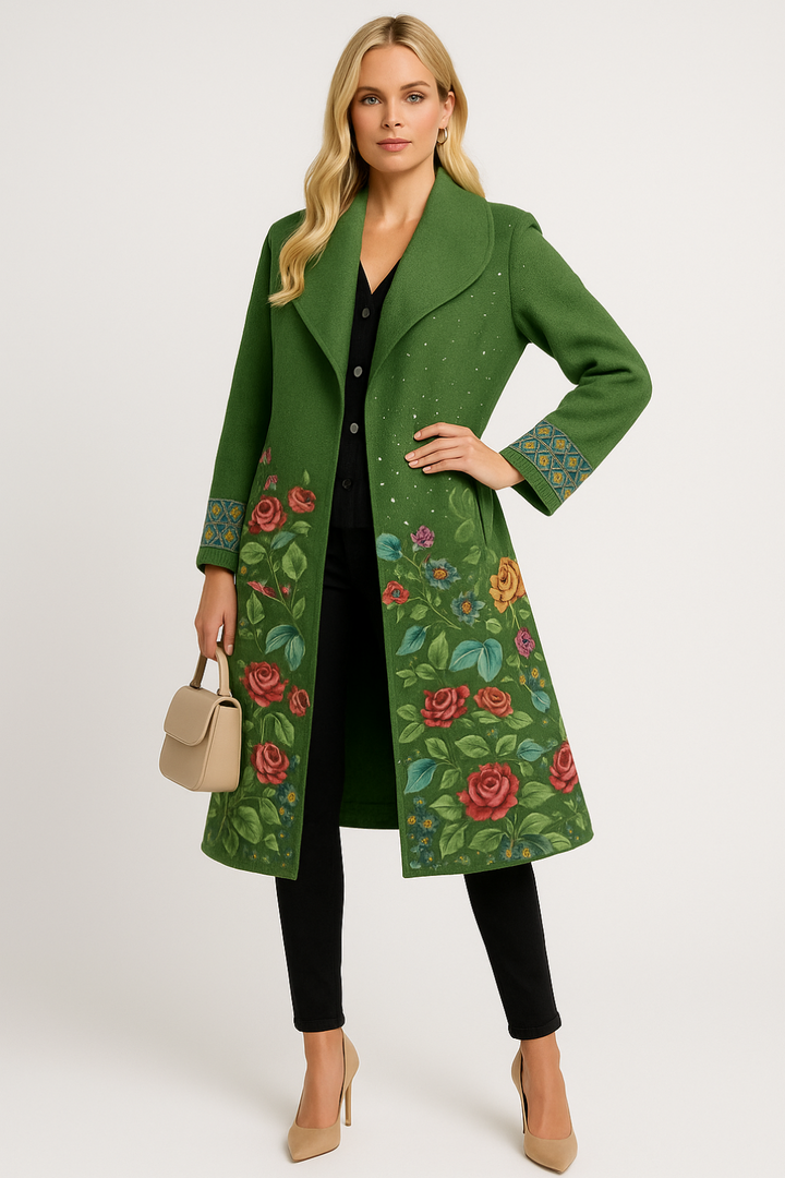 Women’s Warm Printed Winter Coat