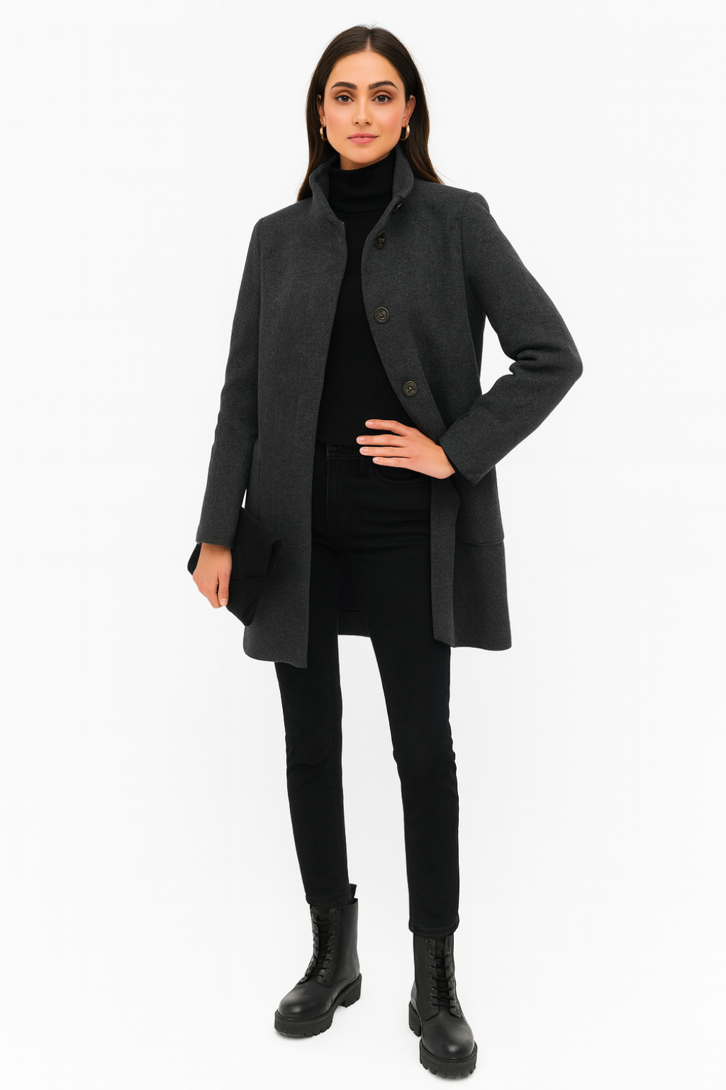 Women’s Winter Button Down Coat