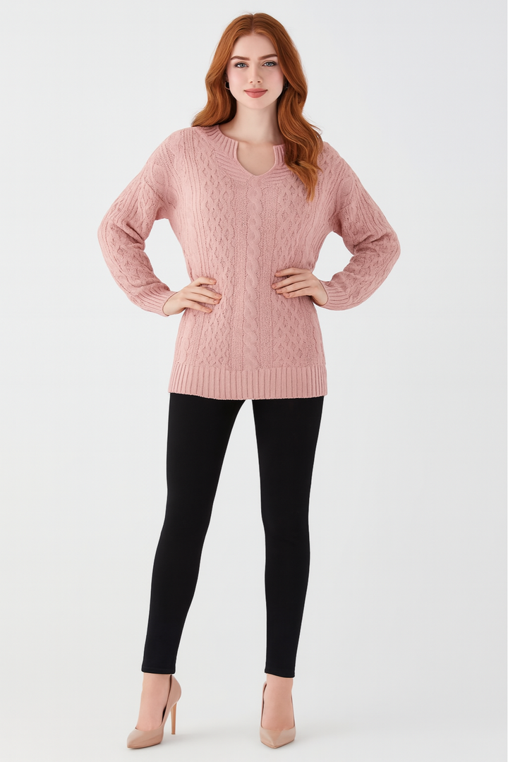 Women's Winter Cable Knit Sweater