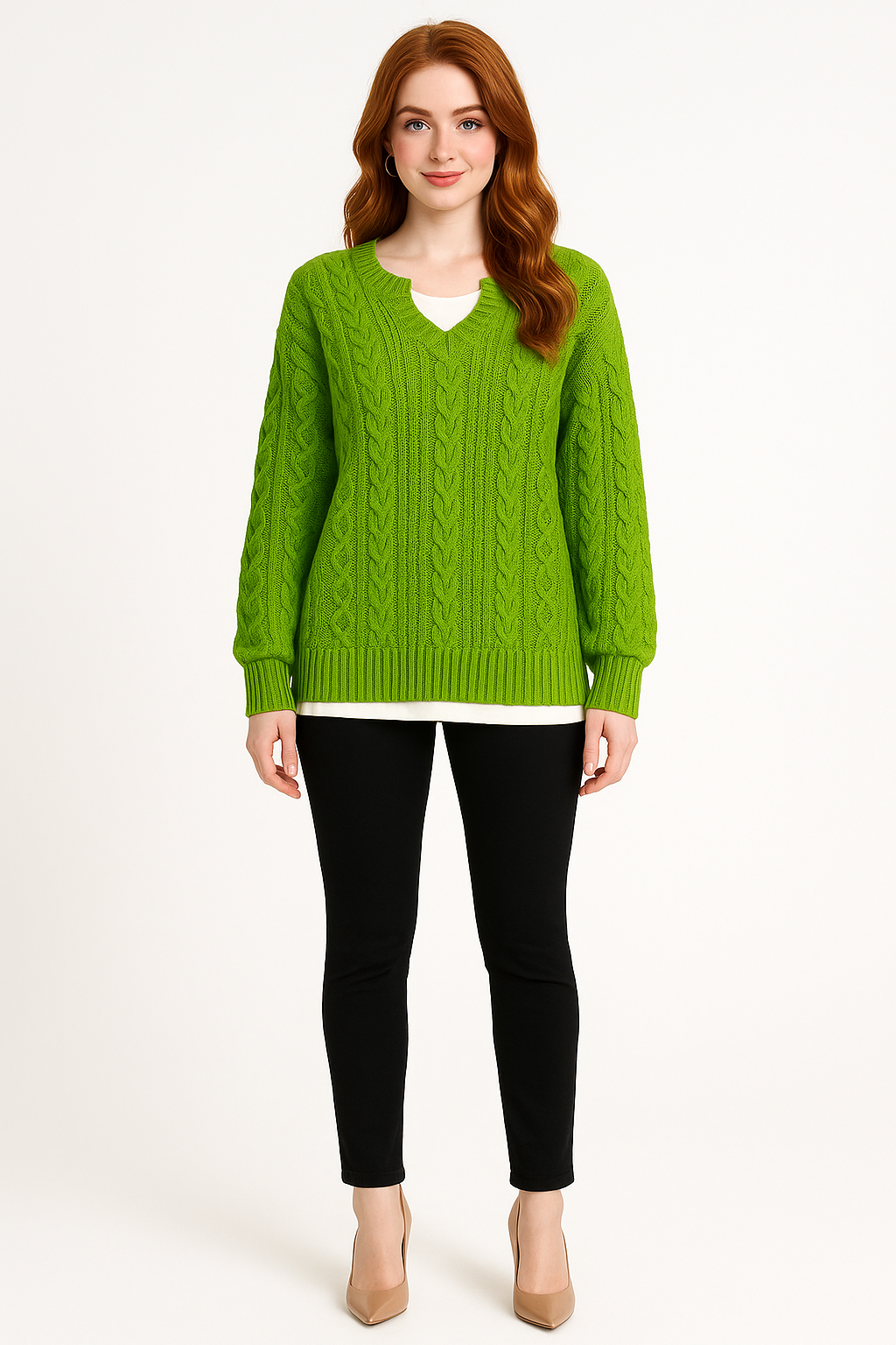 Women's Winter Cable Knit Sweater