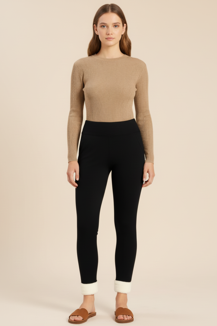 Women’s Winter Thermal Fleece-Lined Leggings