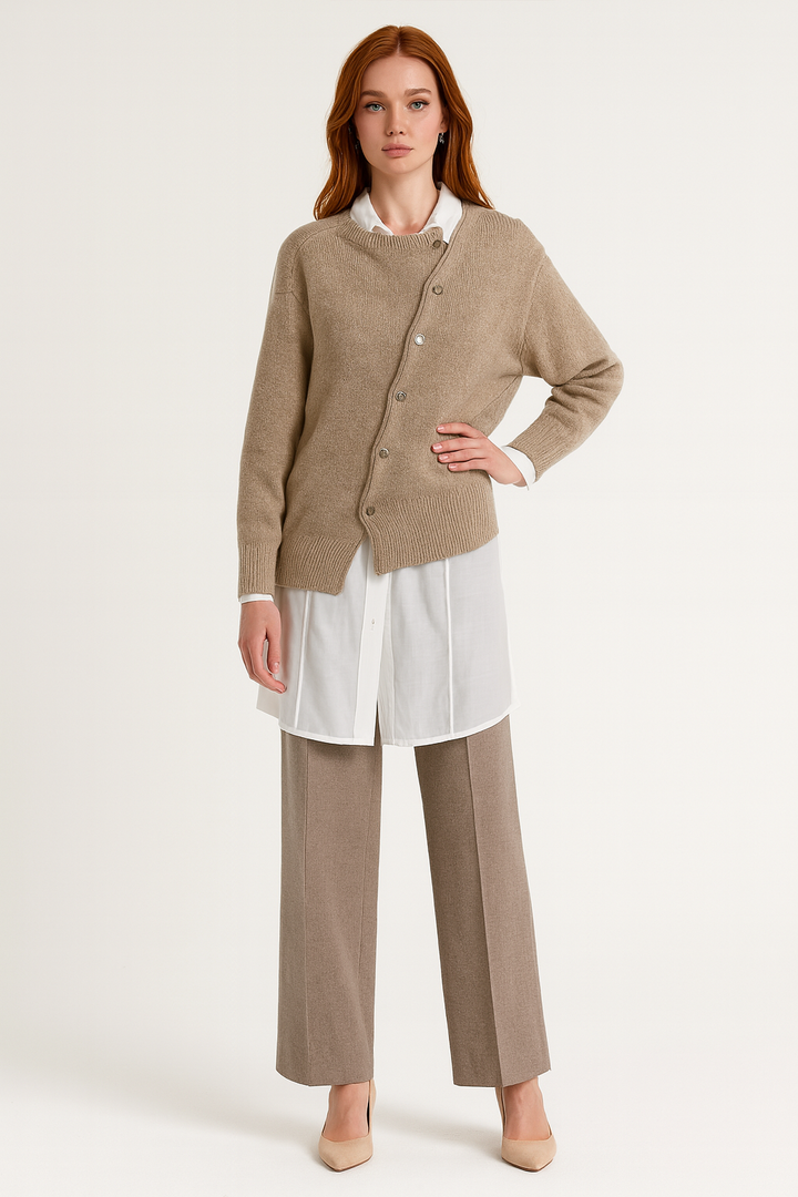 Women's Wrap-Style Sweater