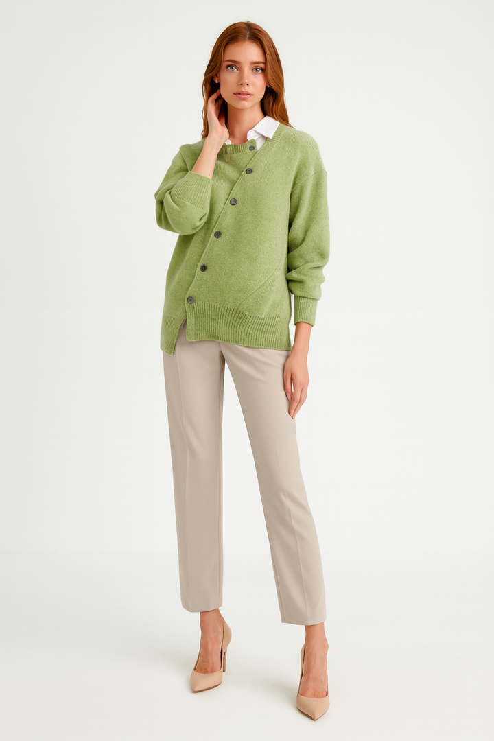 Women's Wrap-Style Sweater