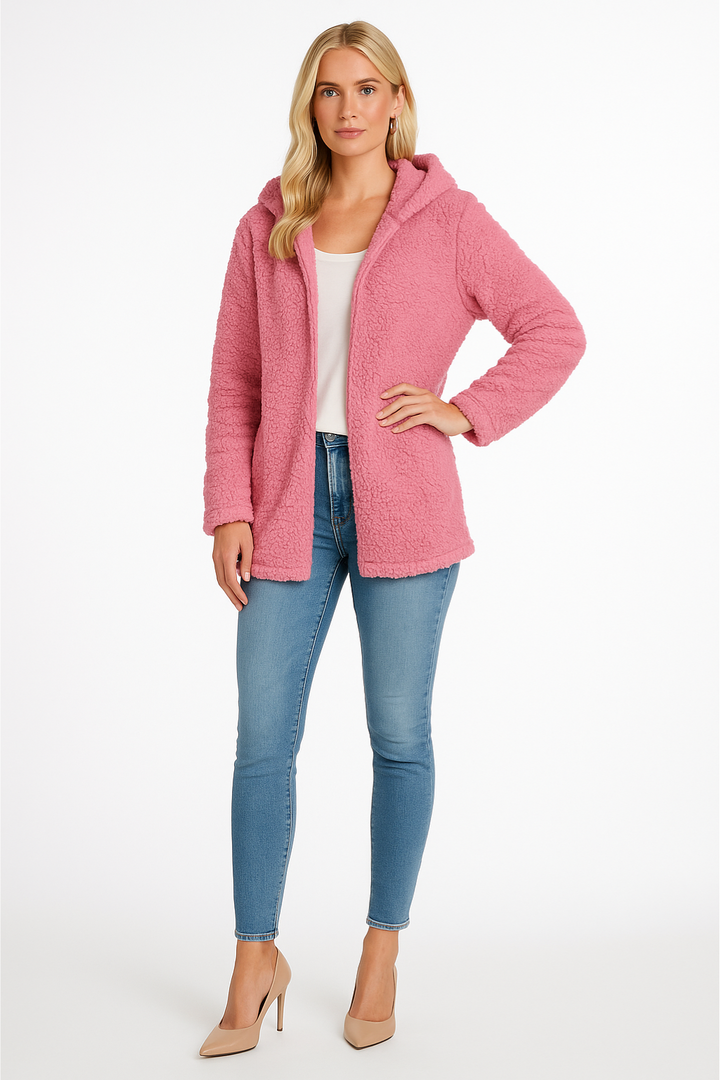 Women's Casual Warm Hooded Jacket
