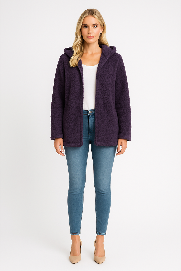 Women's Casual Warm Hooded Jacket