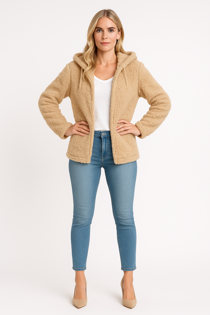 Women's Casual Warm Hooded Jacket