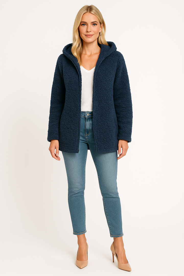 Women's Casual Warm Hooded Jacket