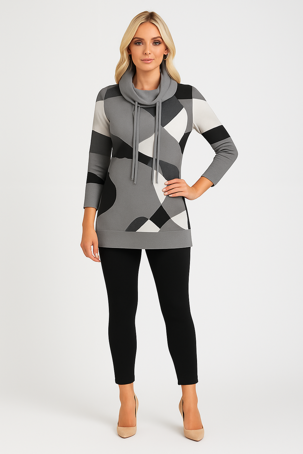 Women's Color Block Stylish Hoodie