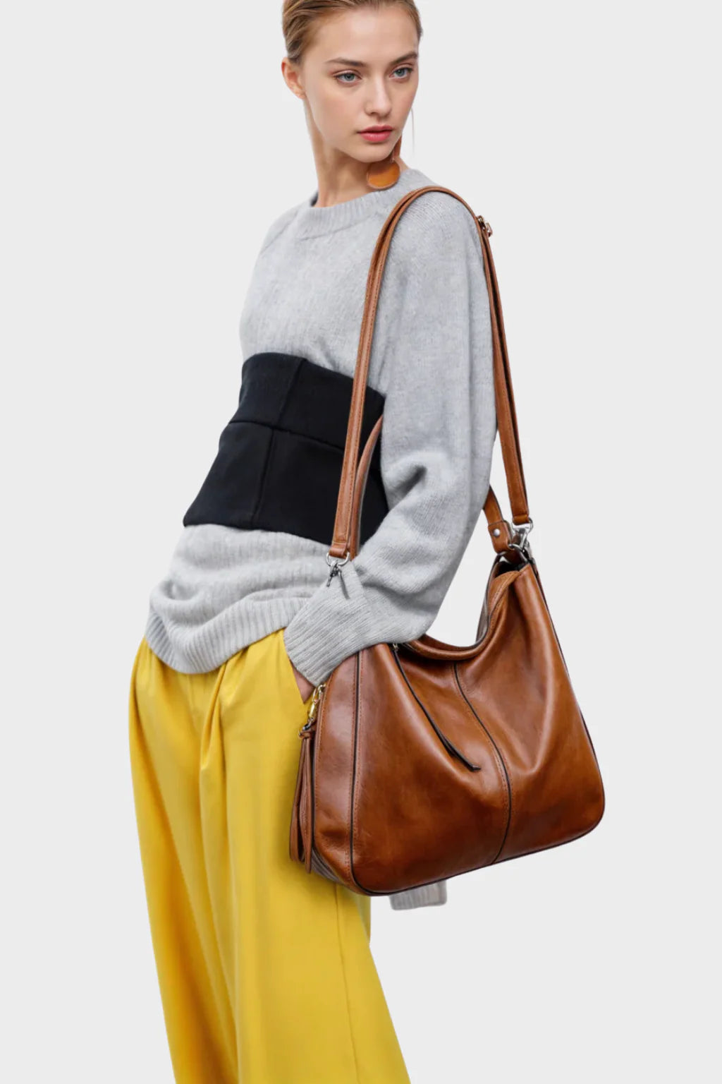 Women’s Elegant Leather Tote Bag