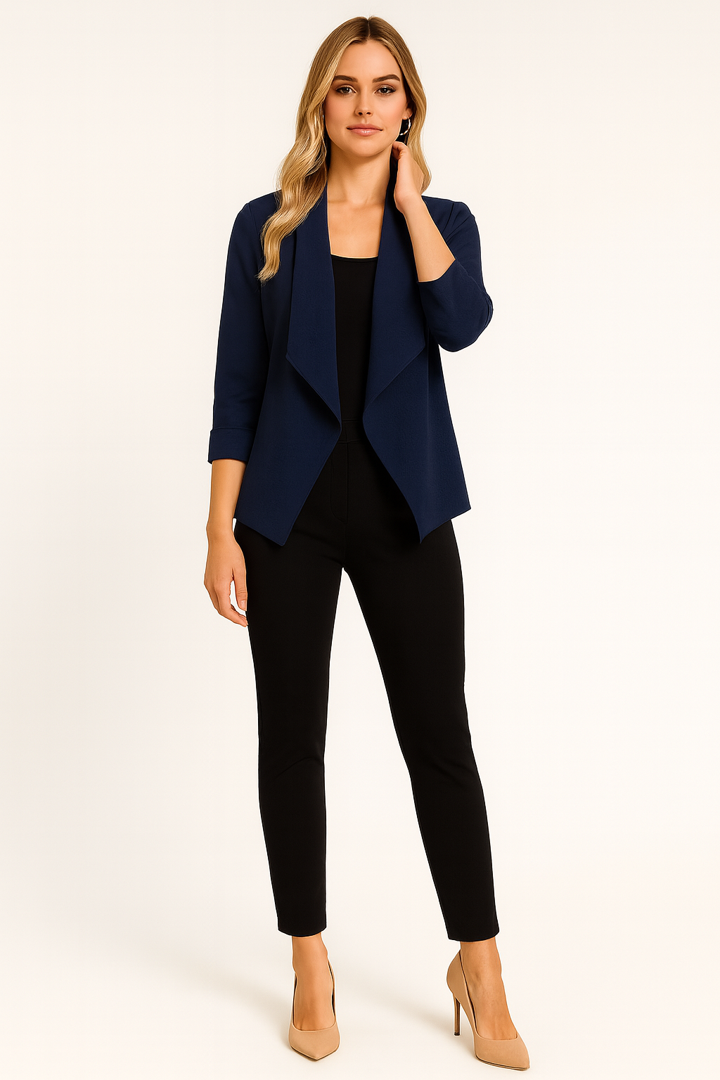 Women's Elegant Long Sleeve Blazer