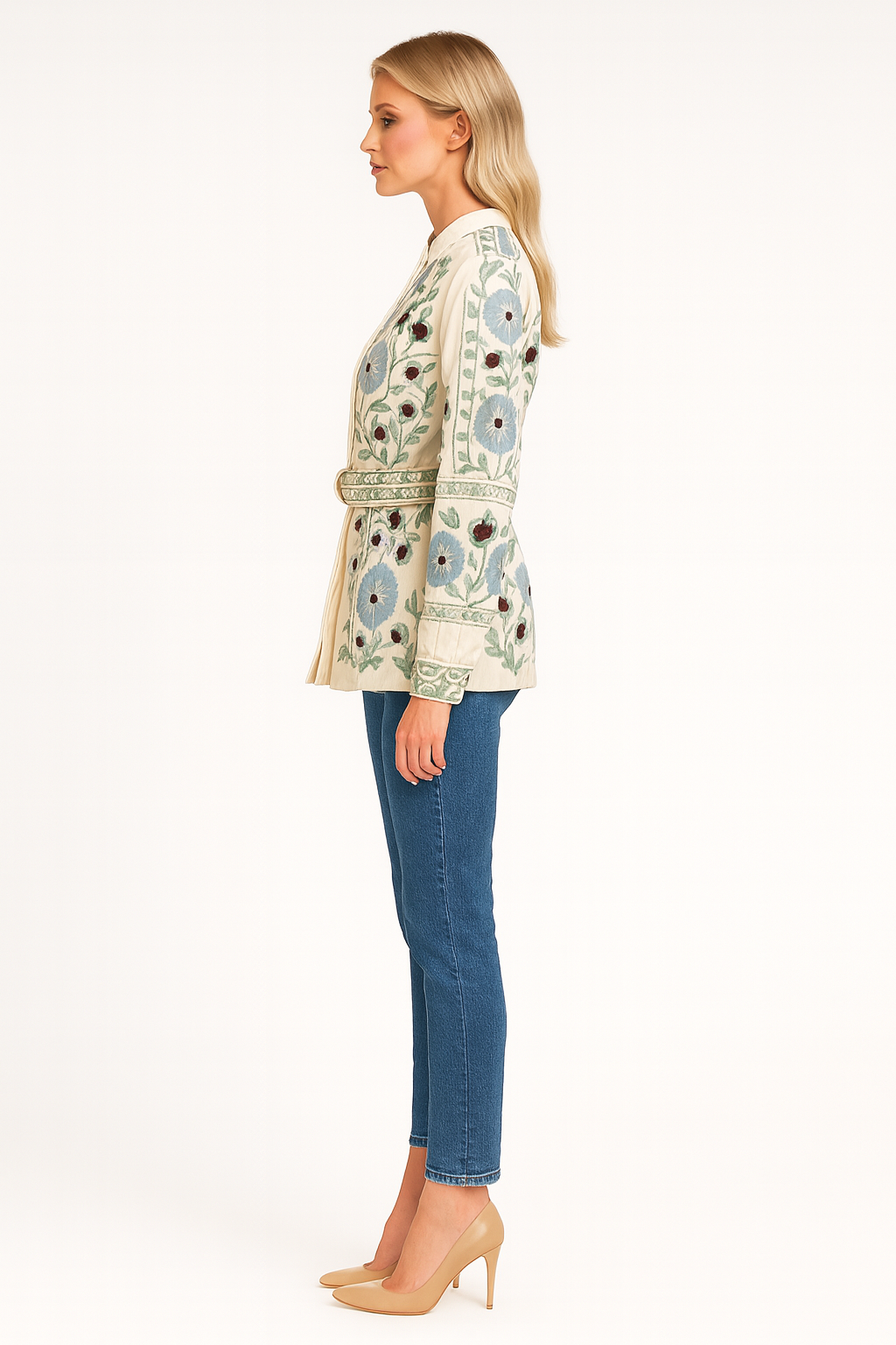 Women’s Floral Embroidery Jacket