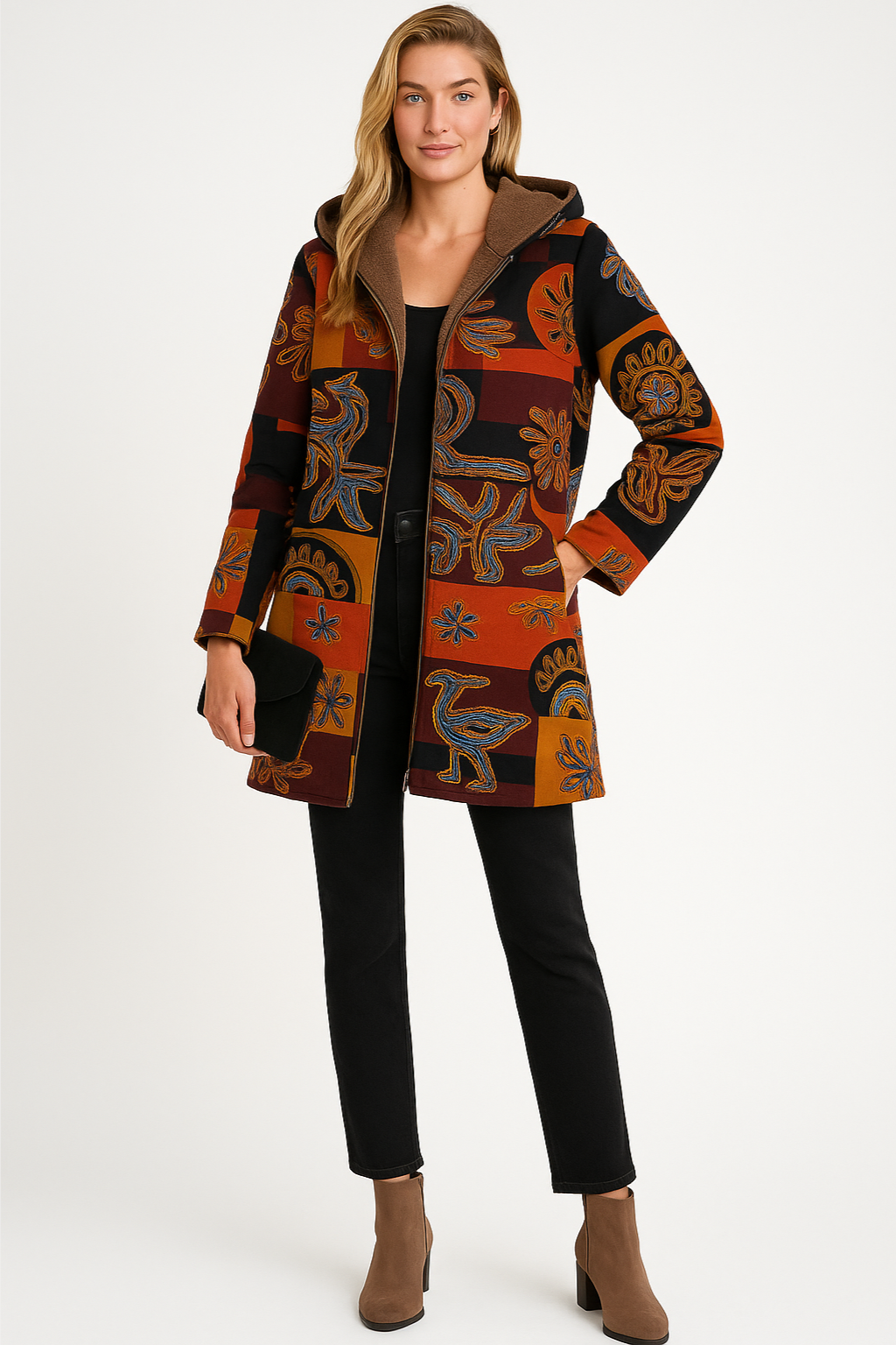 Women's Floral Winter Jacket