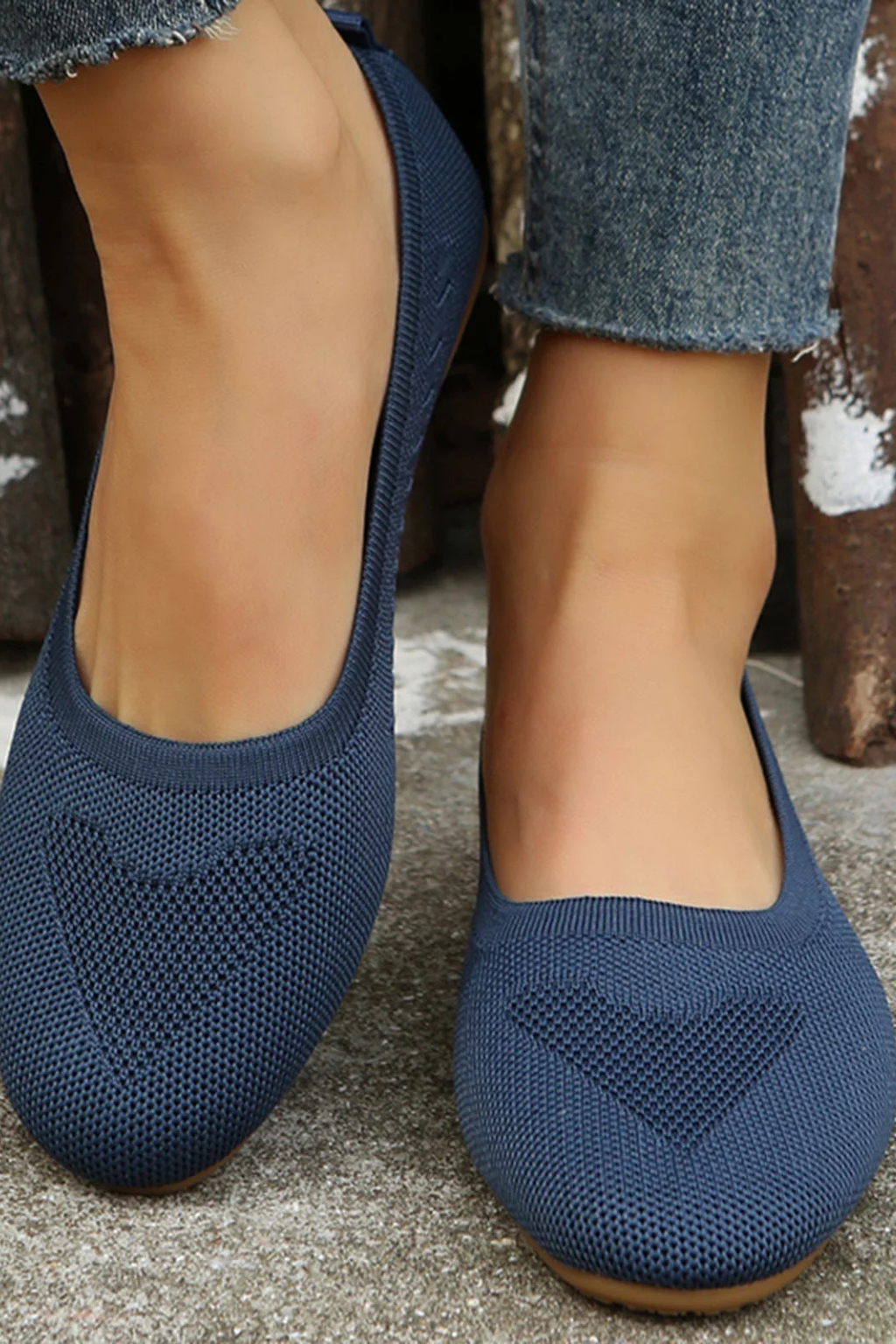 Women’s Knit Slip-On Ballet Flats