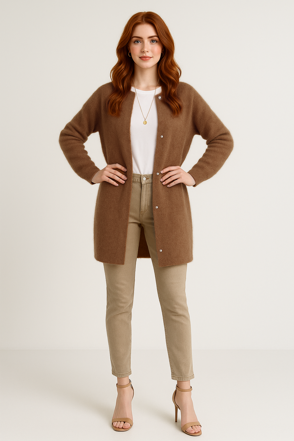 Women's Knitted Cardigan Sweater
