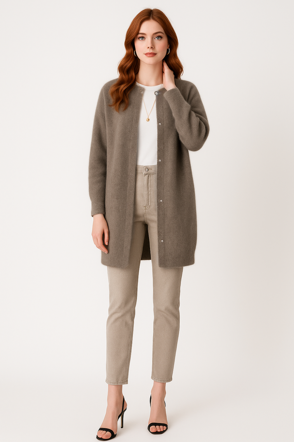 Women's Knitted Cardigan Sweater