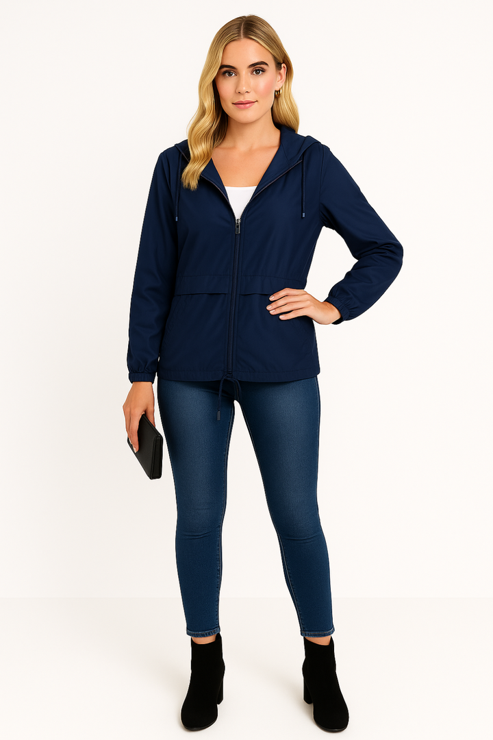 Women’s Lightweight Hooded Windbreaker