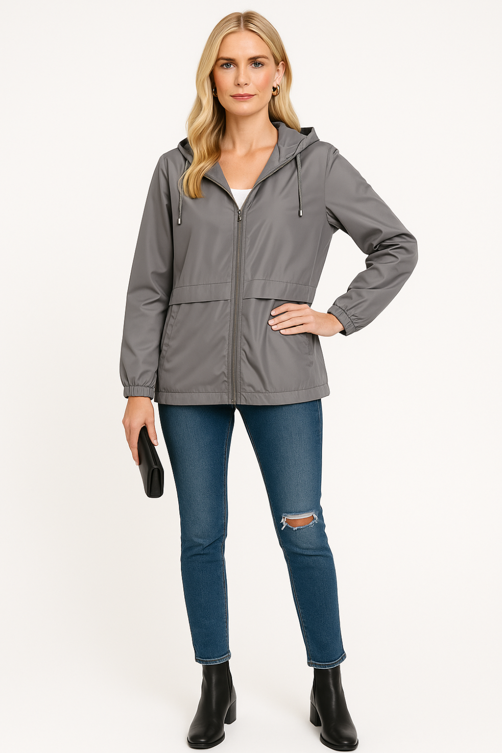 Women’s Lightweight Hooded Windbreaker