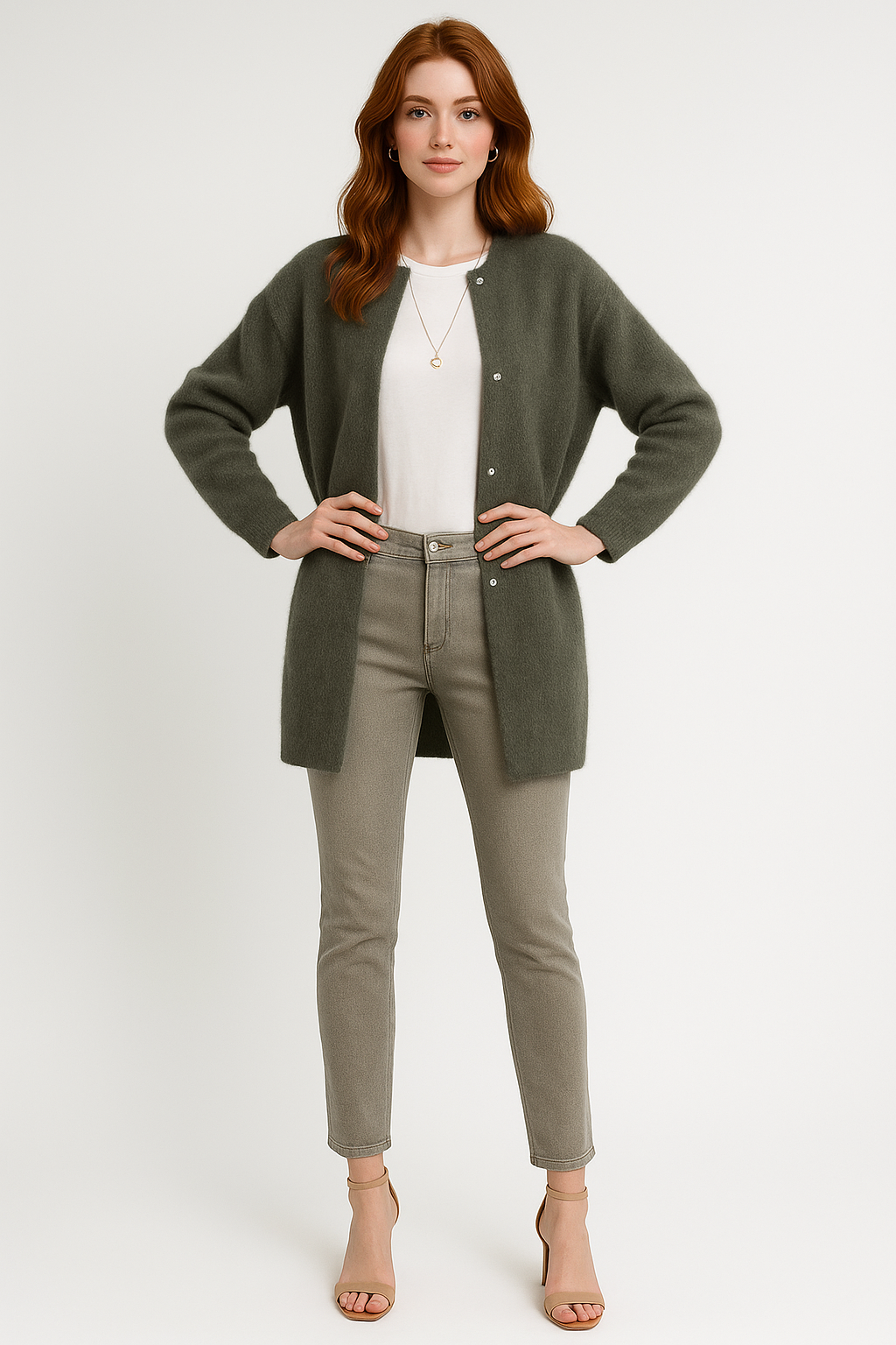 Women's Knitted Cardigan Sweater