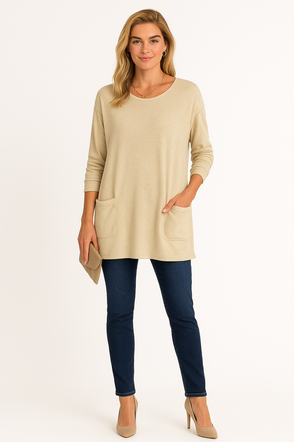 Women’s Oversized Round Neck Sweater