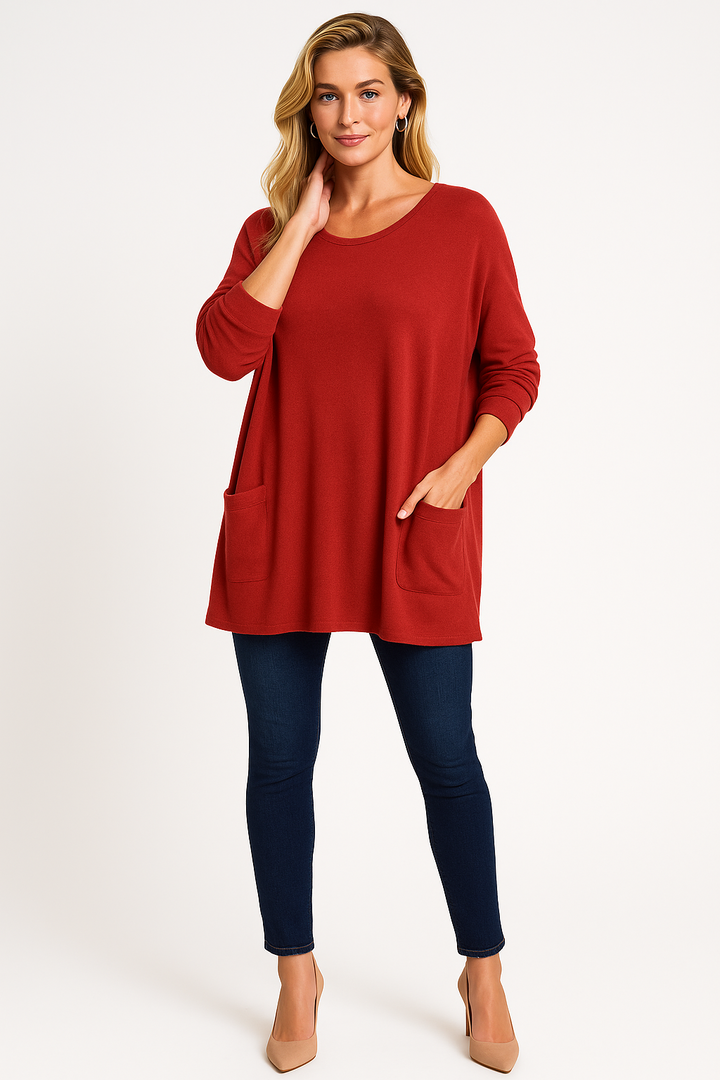 Women’s Oversized Round Neck Sweater