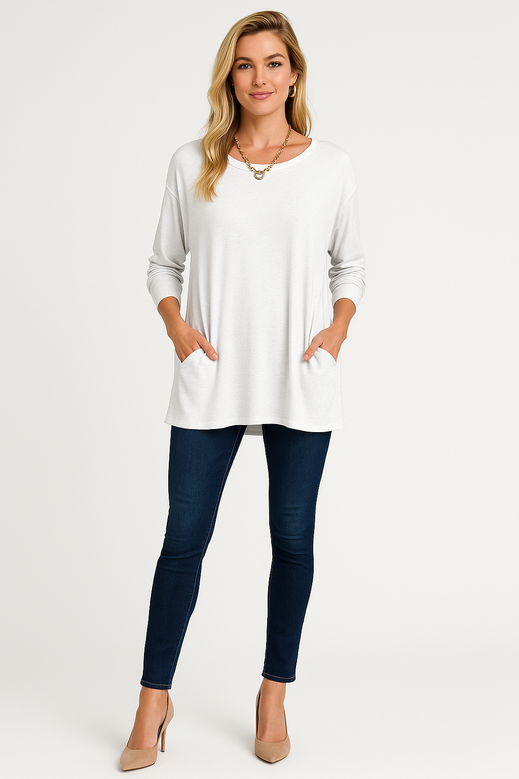Women’s Oversized Round Neck Sweater