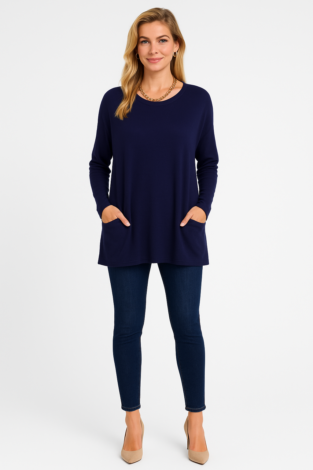 Women’s Oversized Round Neck Sweater