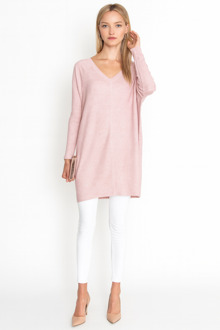 Women’s Oversized V-Neck Sweater