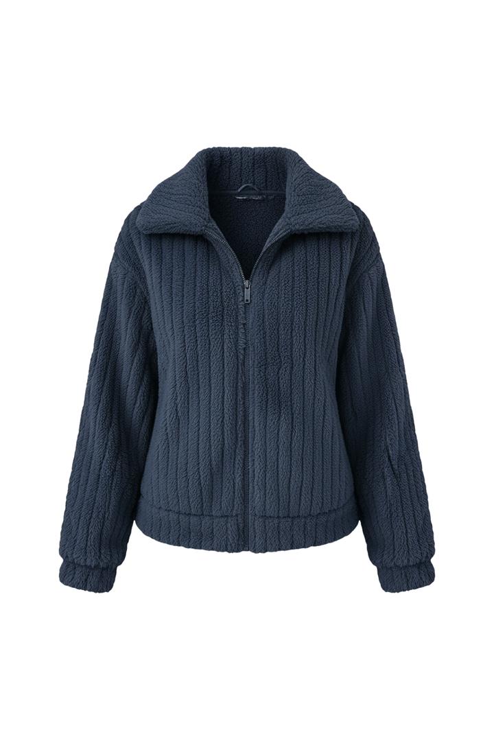 Women’s Plush Fleece Jacket for Everyday Comfort