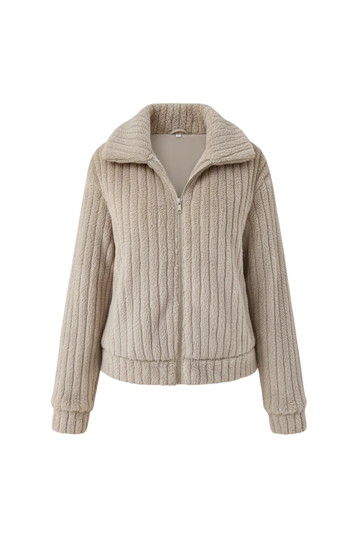 Women’s Plush Fleece Jacket for Everyday Comfort
