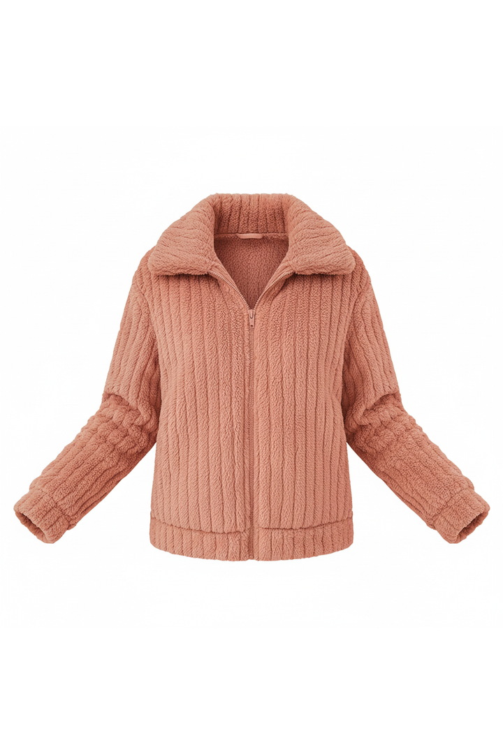 Women’s Plush Fleece Jacket for Everyday Comfort