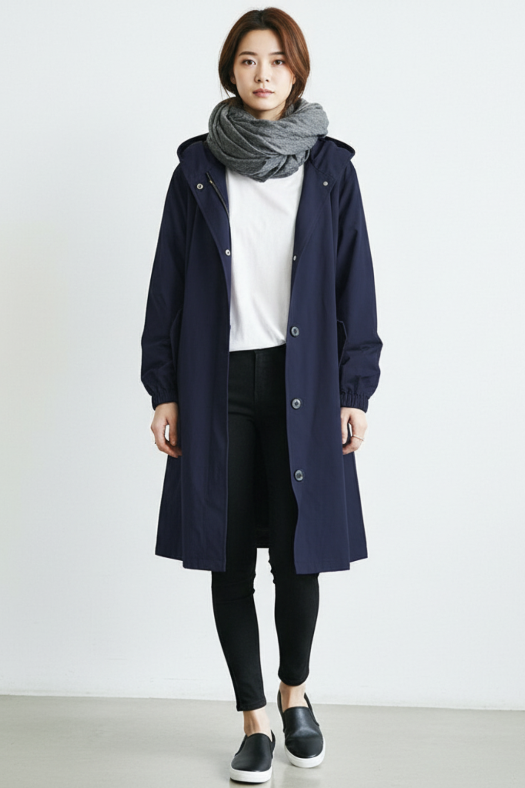 Women's Rain Long Trench Coat